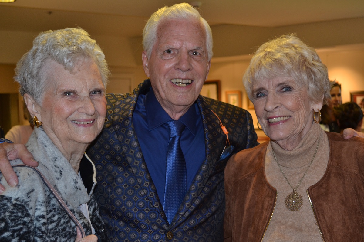Three Highlands at Pittsford residents who modeled in the annual Fashion Show fundraiser