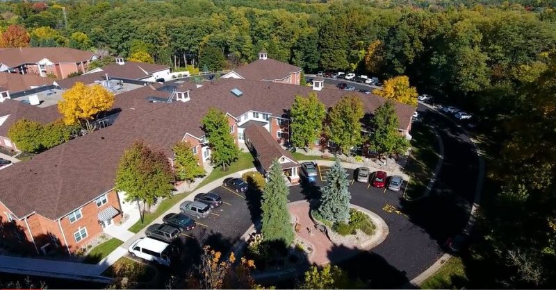 Overhead shot of Laurelwood