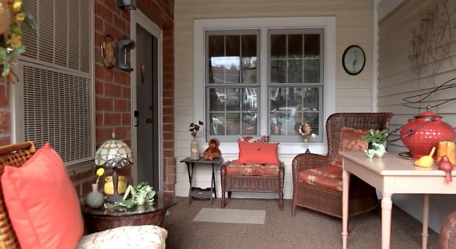 Beautiful porch at the Highlands