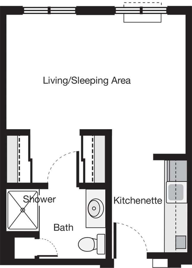 Alcove Apartment Floor Plan