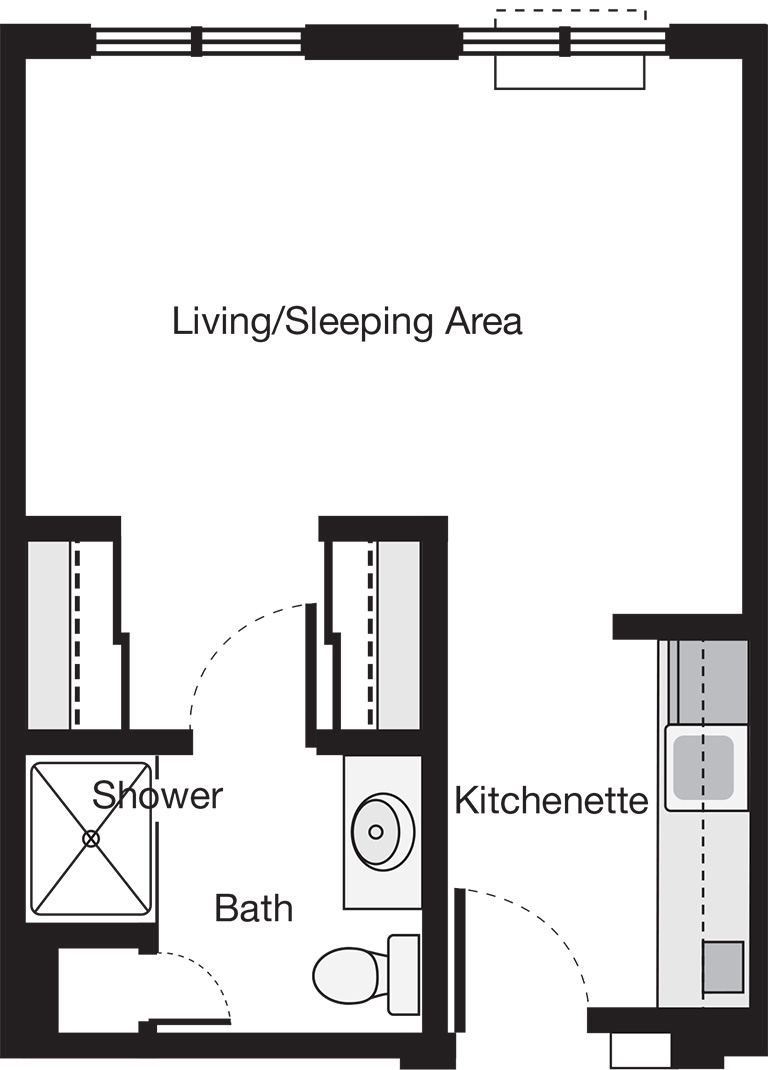 Alcove Apartment Floor Plan