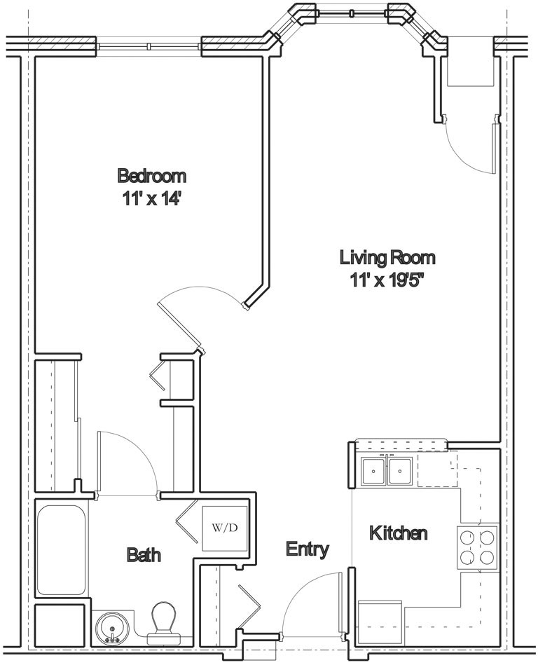 Apartment floor plan 5