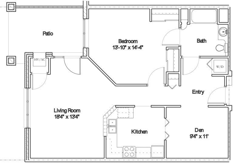 Apartment floor plan 7