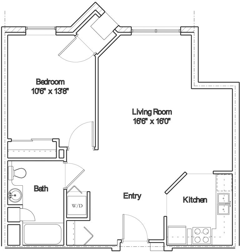 Apartment floor plan 3
