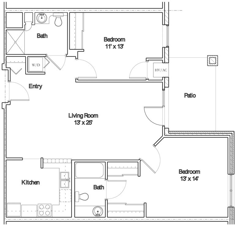 Apartment floor plan 9