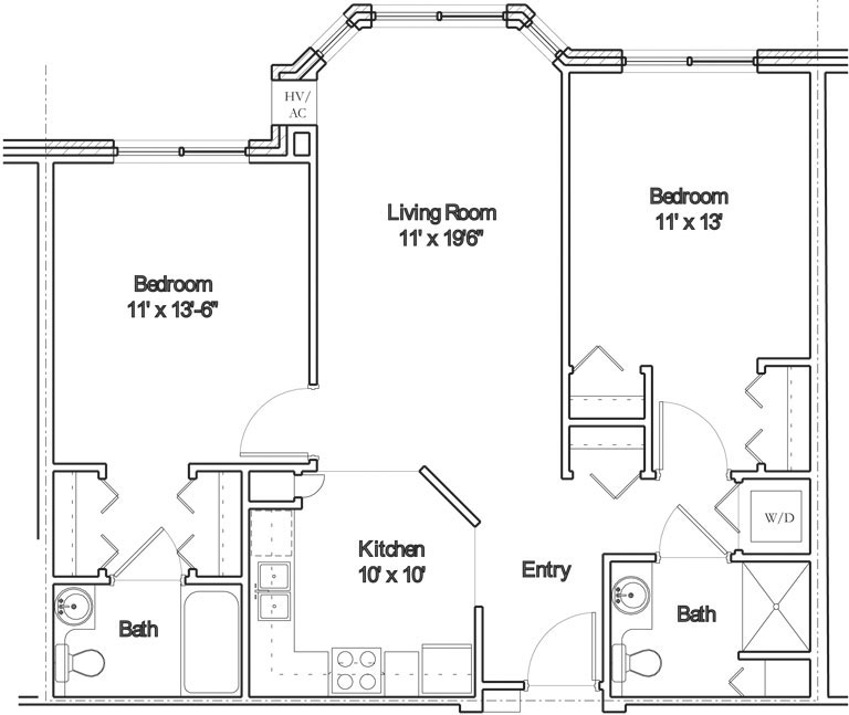 Apartment floor plan 8