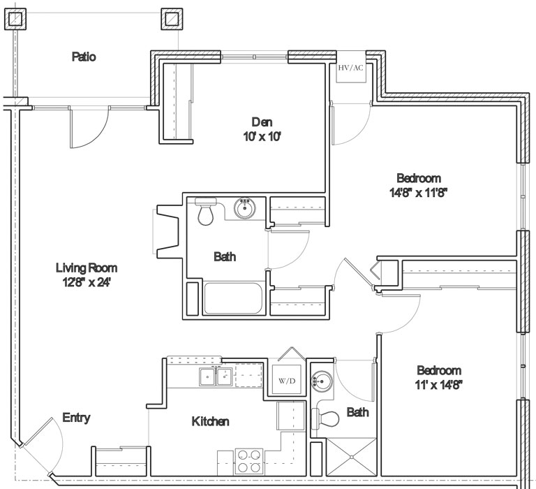 Apartment floor plan 10