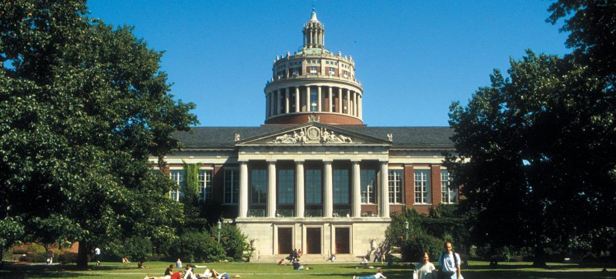 University of Rochester campus quad
