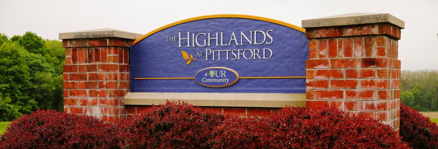 The Highlands entrance sign