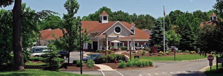Main entrance to The Highlands at Pittsford