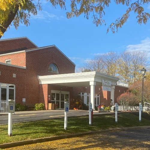 THe Living Center Front Entrance