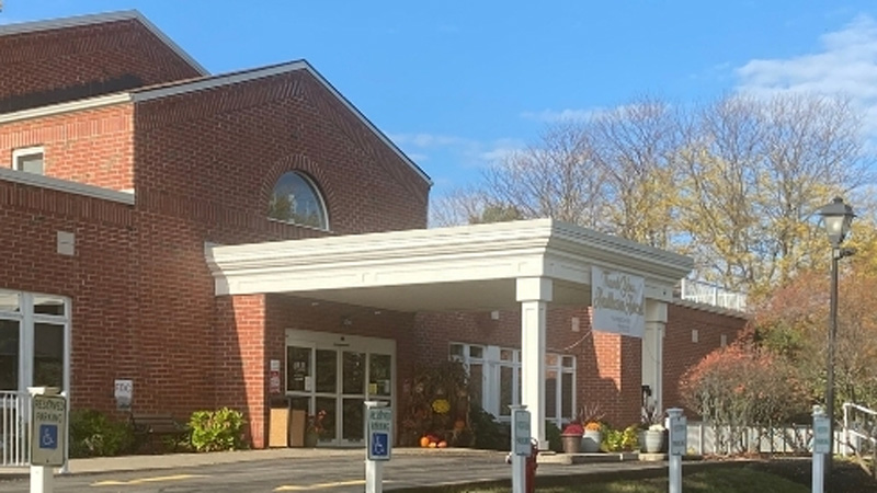 The Living Center entrance