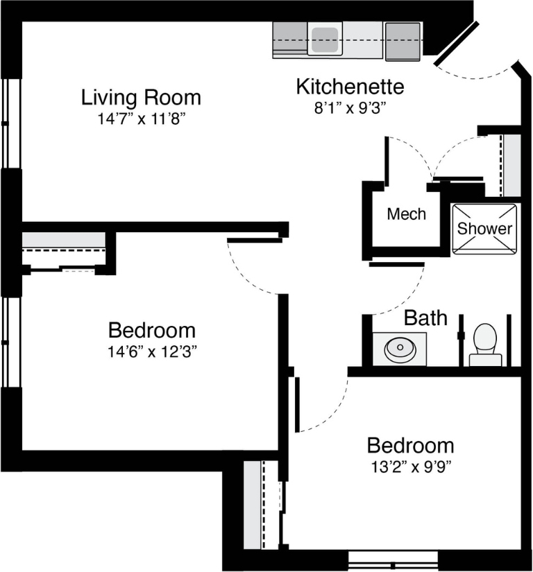 Laurelwood Two Bedroom Custom Suite