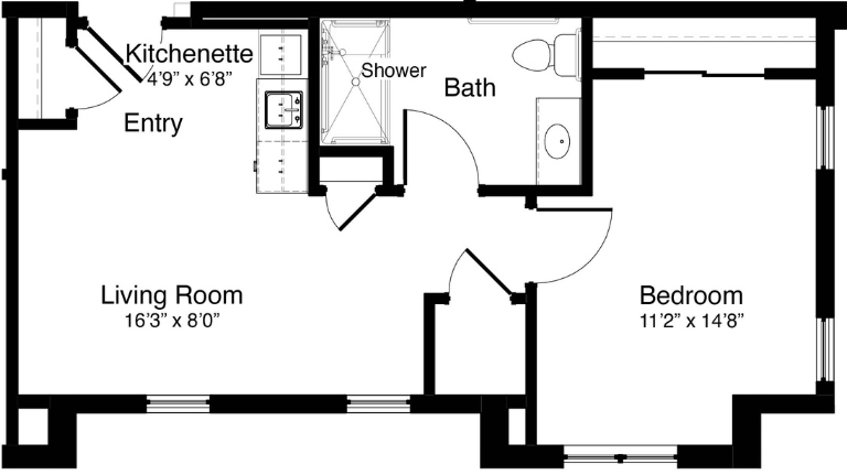 Laurelwood One Bedroom