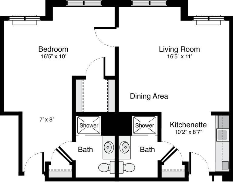 Laurelwood One Bedroom Classic Suite