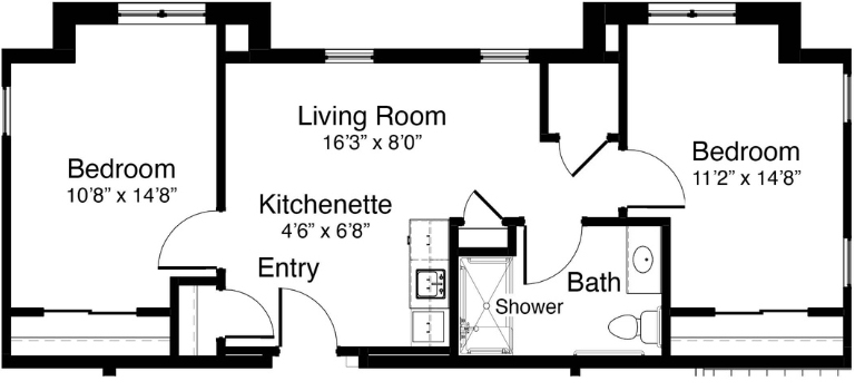 Laurelwood Two Bedroom Custom Suite