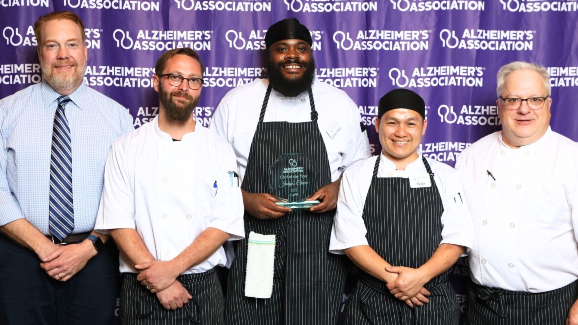 Our culinary team, winners of the Top Chef Challenge.
