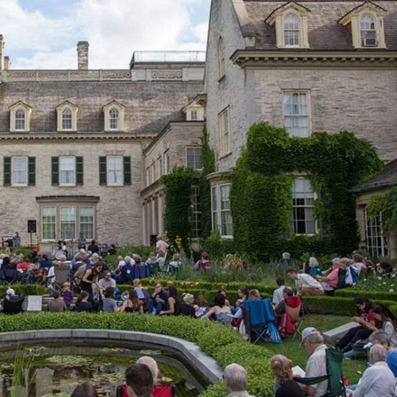 The George Eastman Museum gardens, Rochester, NY