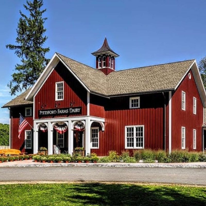 The Pittsford Dairy building in Pittsford, NY