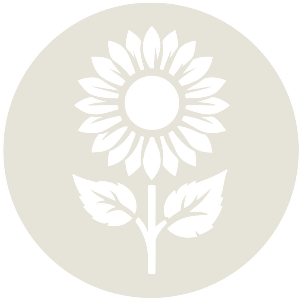 An illustration of a sunflower