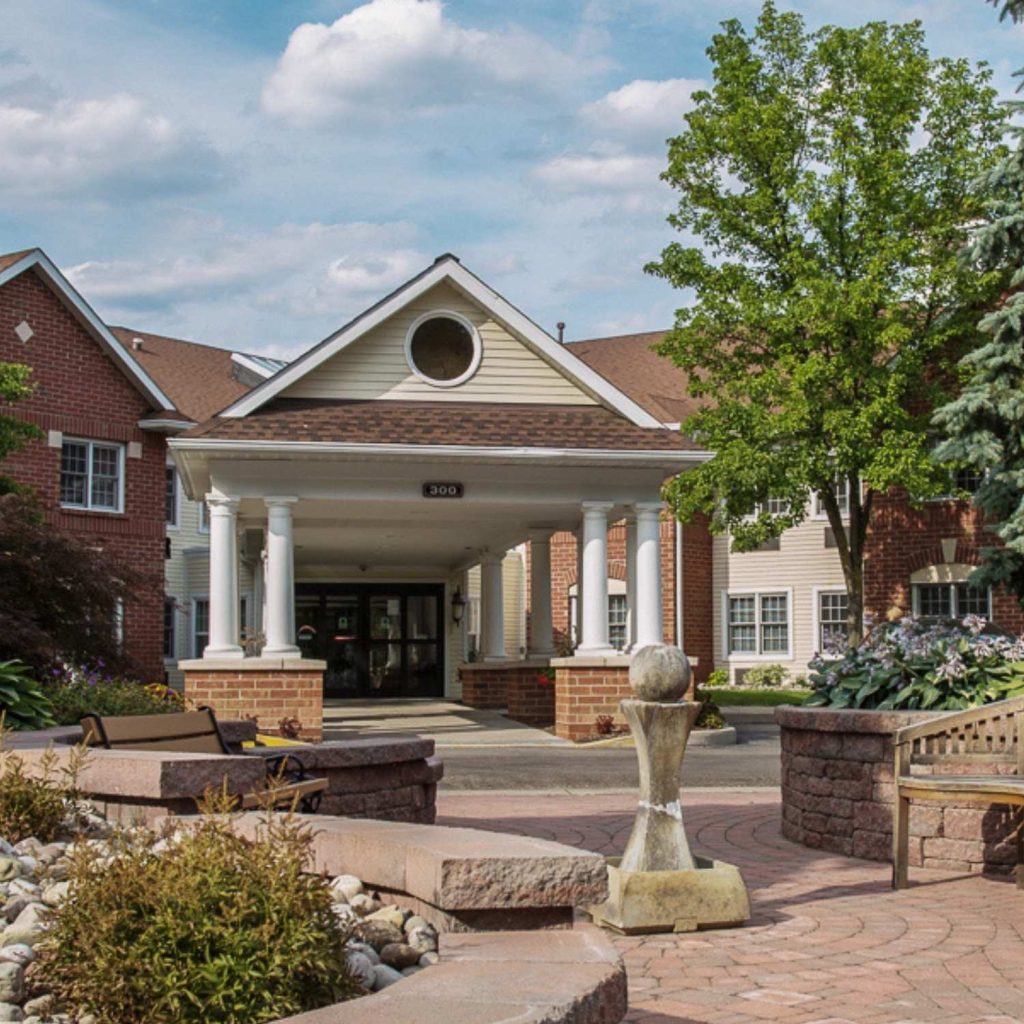 Entryway to Laurelwood Assisted Living